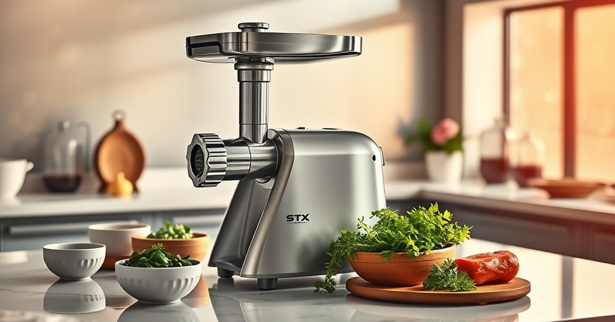 STX International STX-3000-TF Turboforce Elektro-Fleischwolf in Aktion — unser Testaufbau