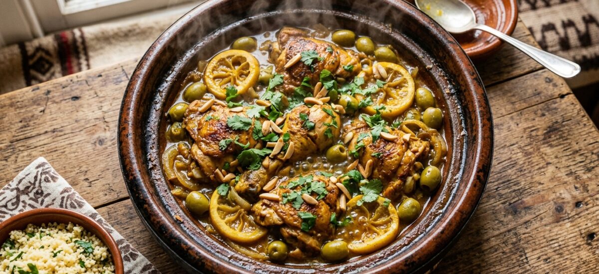 Authentisches Marokkanisches Hähnchen-Tajine: Ein Aromatisches One-Pot-Gericht