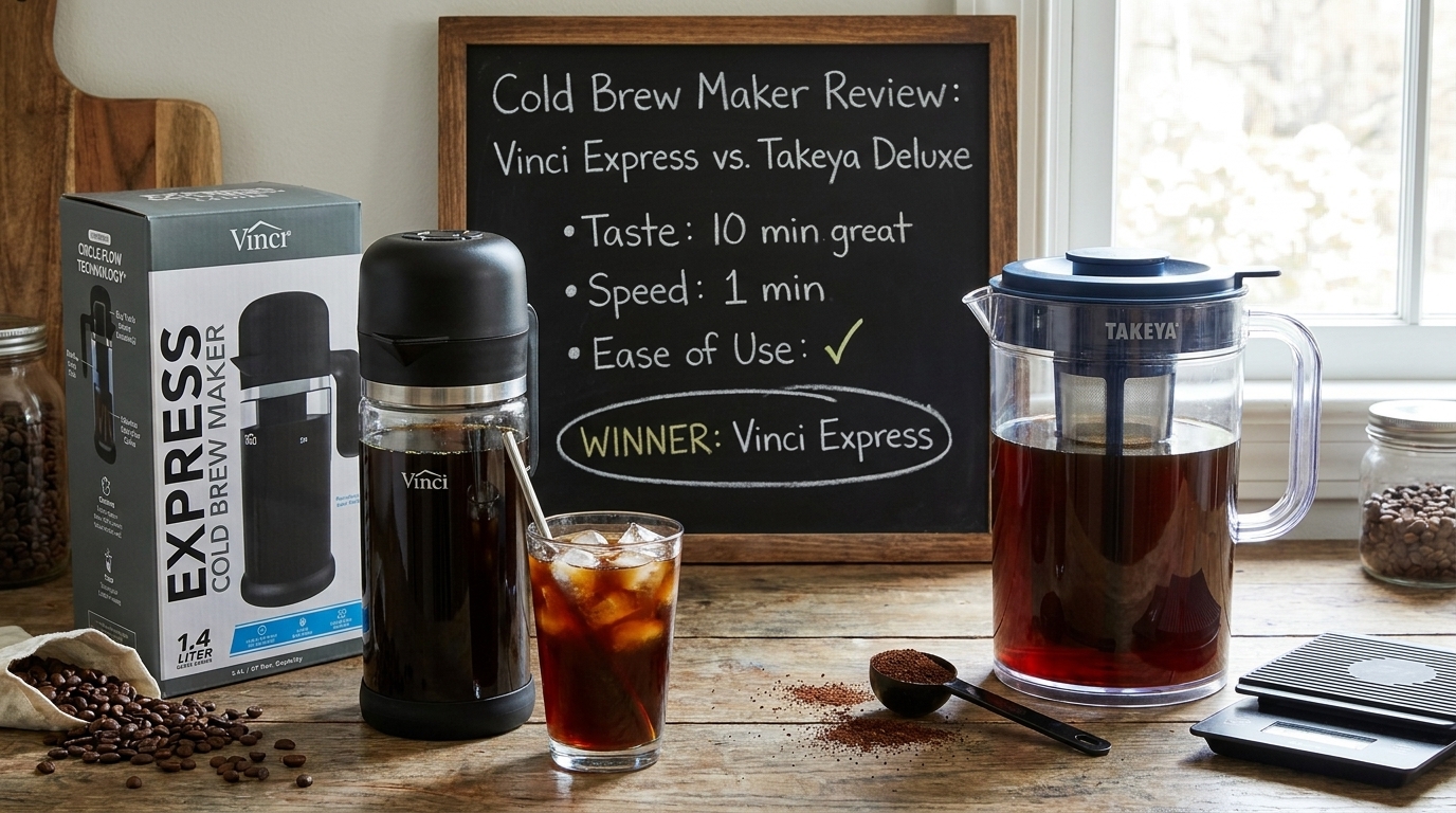 Best Cold Brew Coffee Maker for Home Cooks: Takeya Deluxe Cold Brew Coffee Maker Review & Comparison