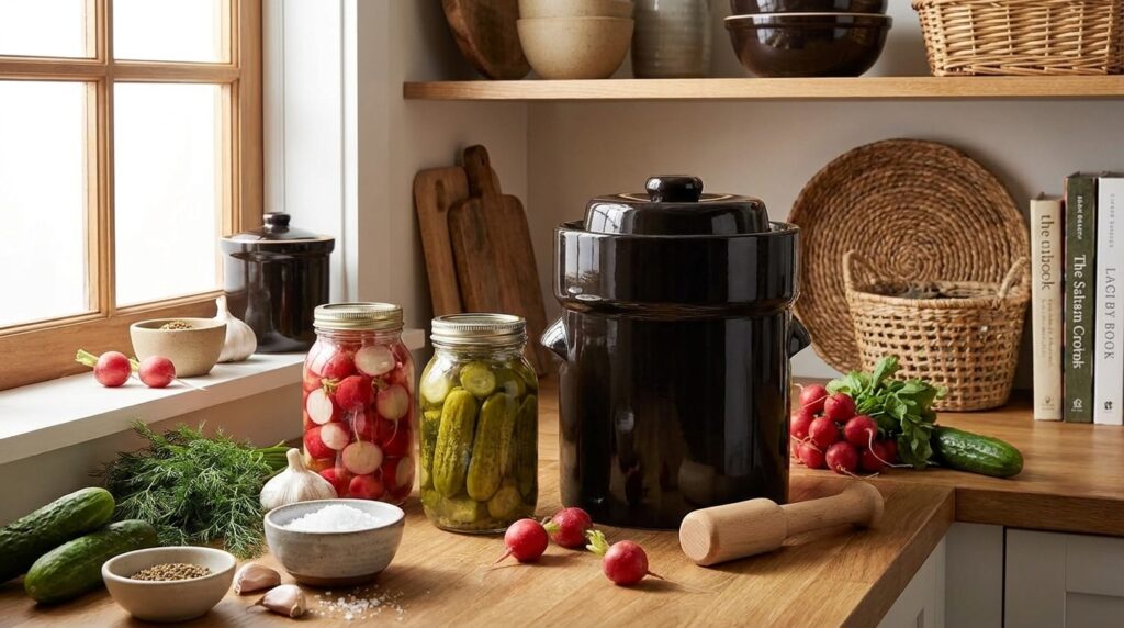 Best Fermentation Crock for Home Cooks: Fermentation Crock 1 Gallon Review & Comparison