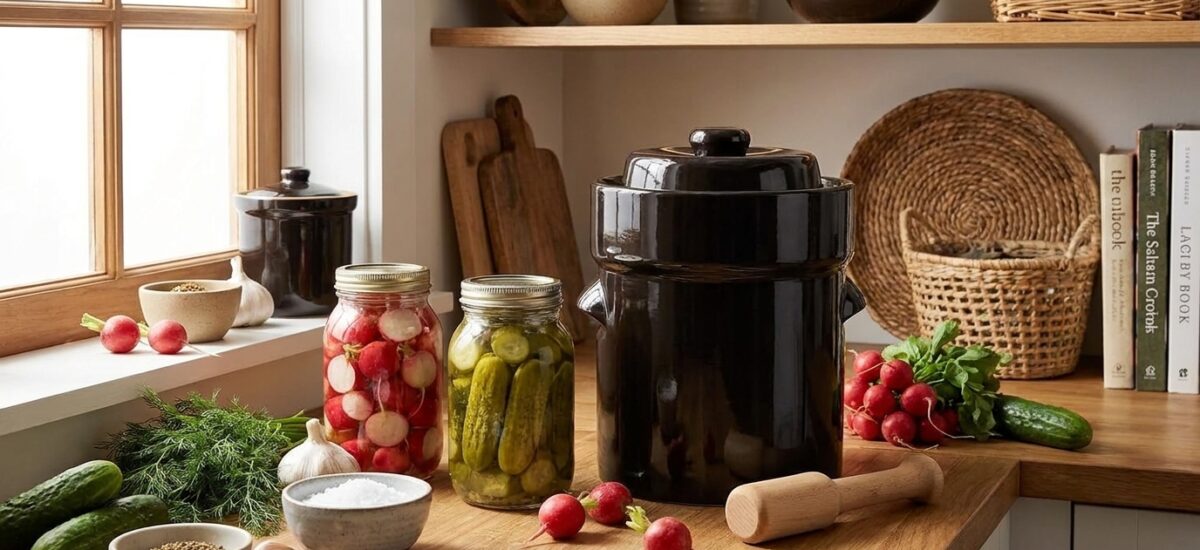 Best Fermentation Crock for Home Cooks: Fermentation Crock 1 Gallon Review & Comparison
