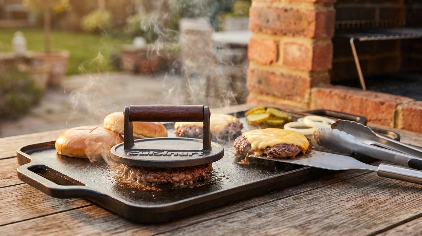 Best Smash Burger Press for Home Cooks: Cuisinart Smash Burger Press Review & Comparison