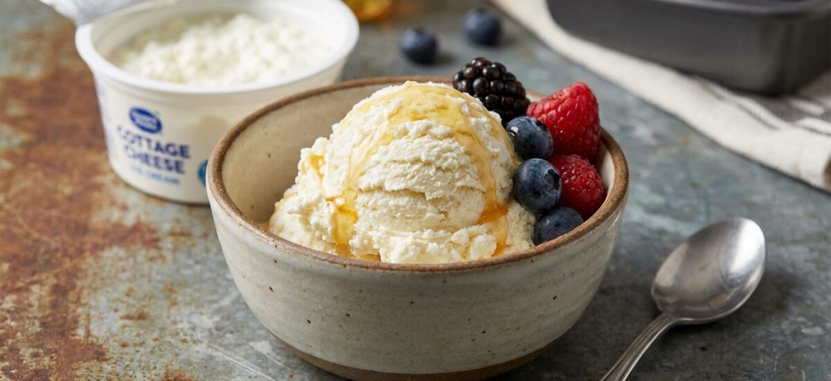 Crème glacée à la ricotta : un dessert santé et riche en protéines