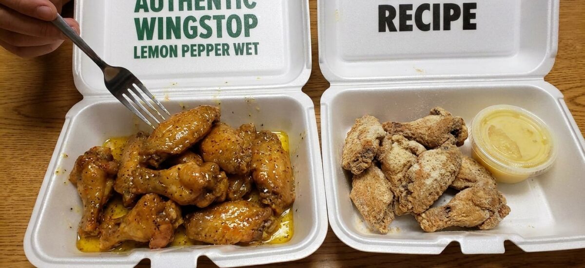 Ailes de Poulet Wingstop Lemon Pepper Wet : Le Vrai Secret de la Sauce ‘Wet’ enfin Révélé