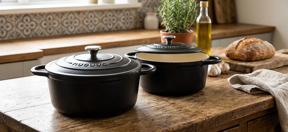 Nuovva Enamelled Cast Iron Dutch Oven Pot with Lid… Review: Pros & Cons