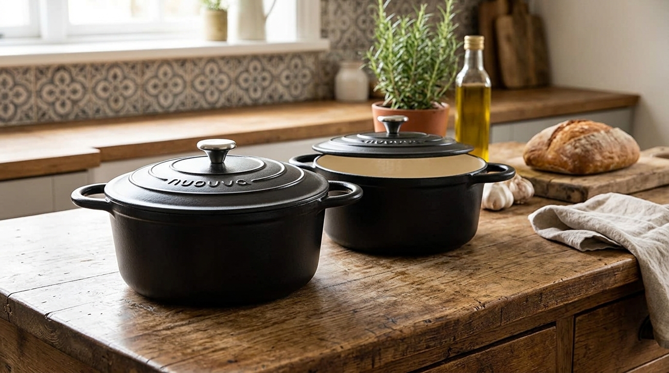 Nuovva Enamelled Cast Iron Dutch Oven Pot with Lid… Review: Pros & Cons