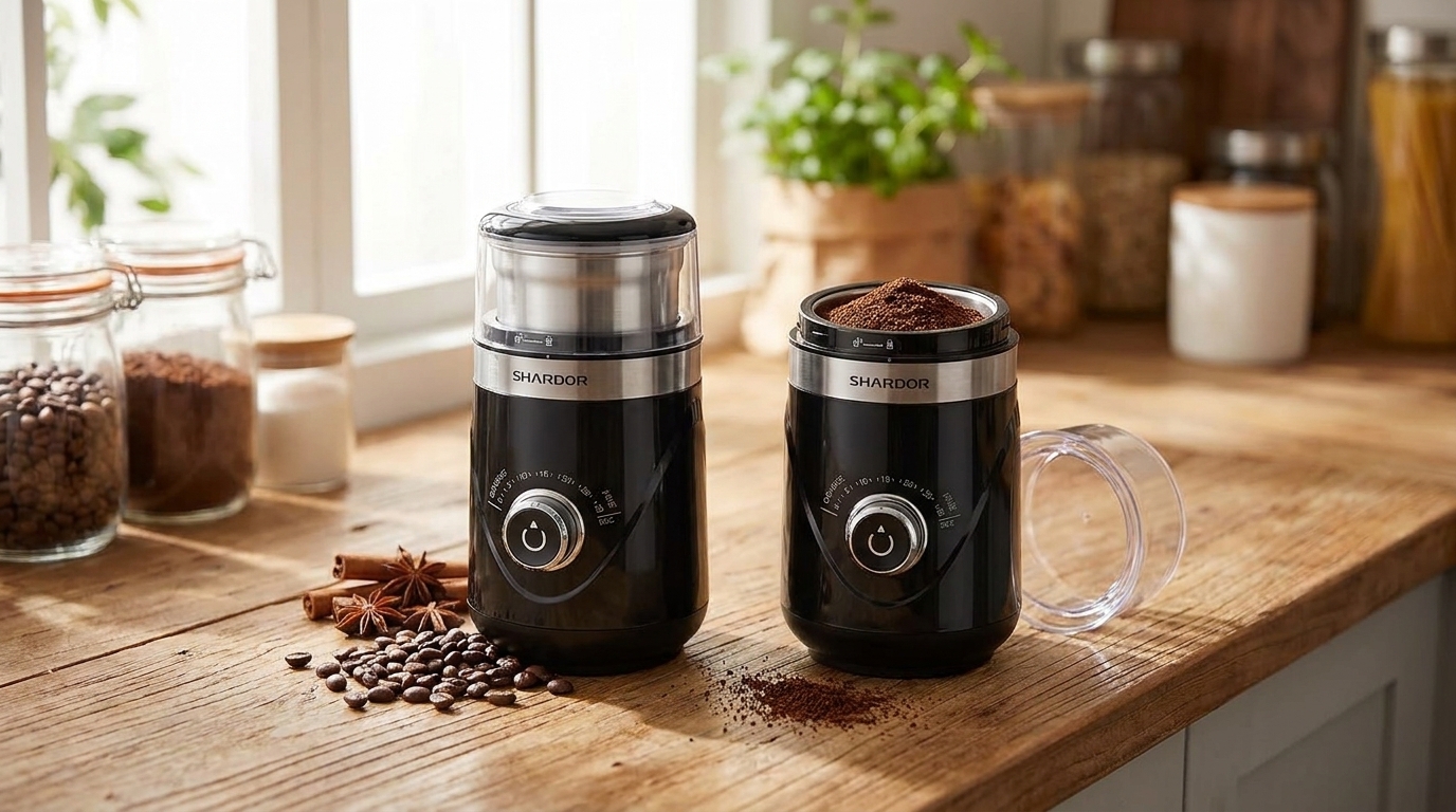 SHARDOR Electric Super Silent Blade Coffee Grinder… Review: Pros & Cons