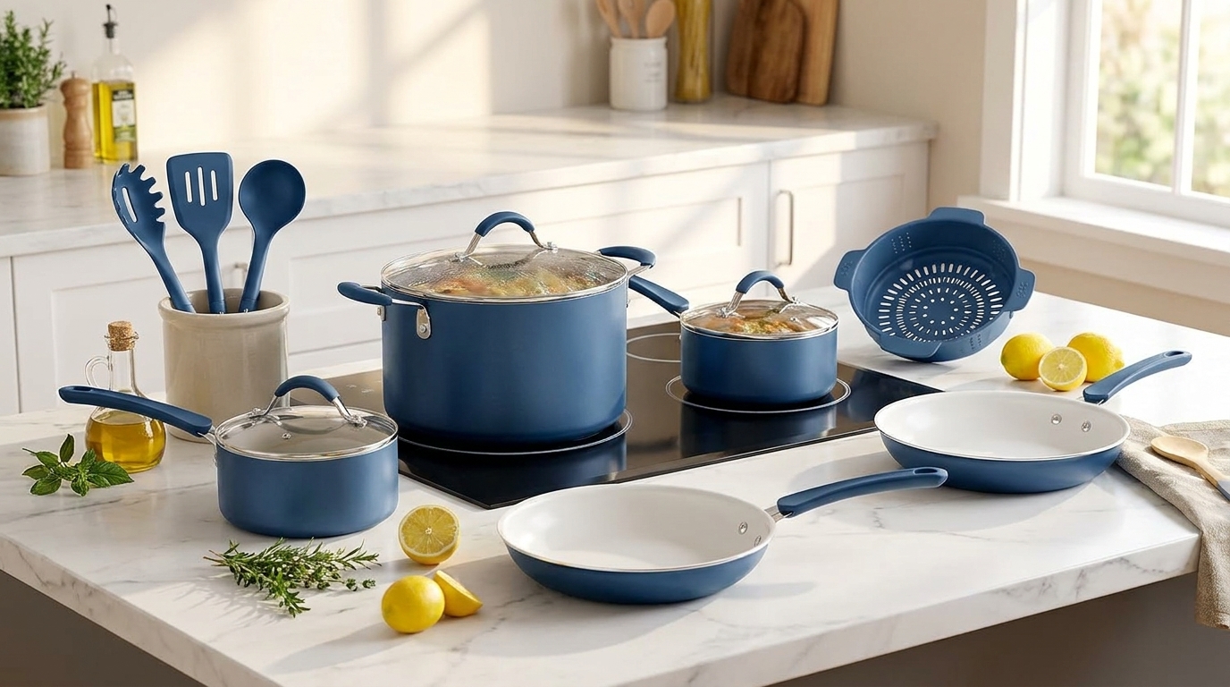 Is the NutriChef 14-Piece Navy Blue Worth Buying? Honest Review