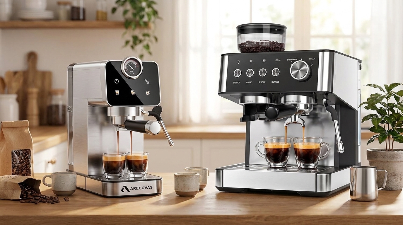 Arecovas Espresso Machine Review: Honest Pros, Cons & Verdict