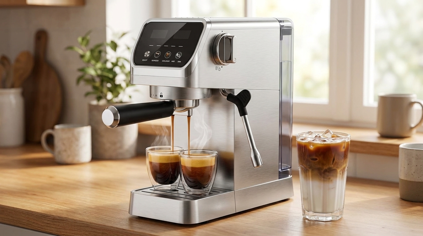 Aromaster 1400W Espresso Machine with Milk Frother… Review: Pros & Cons