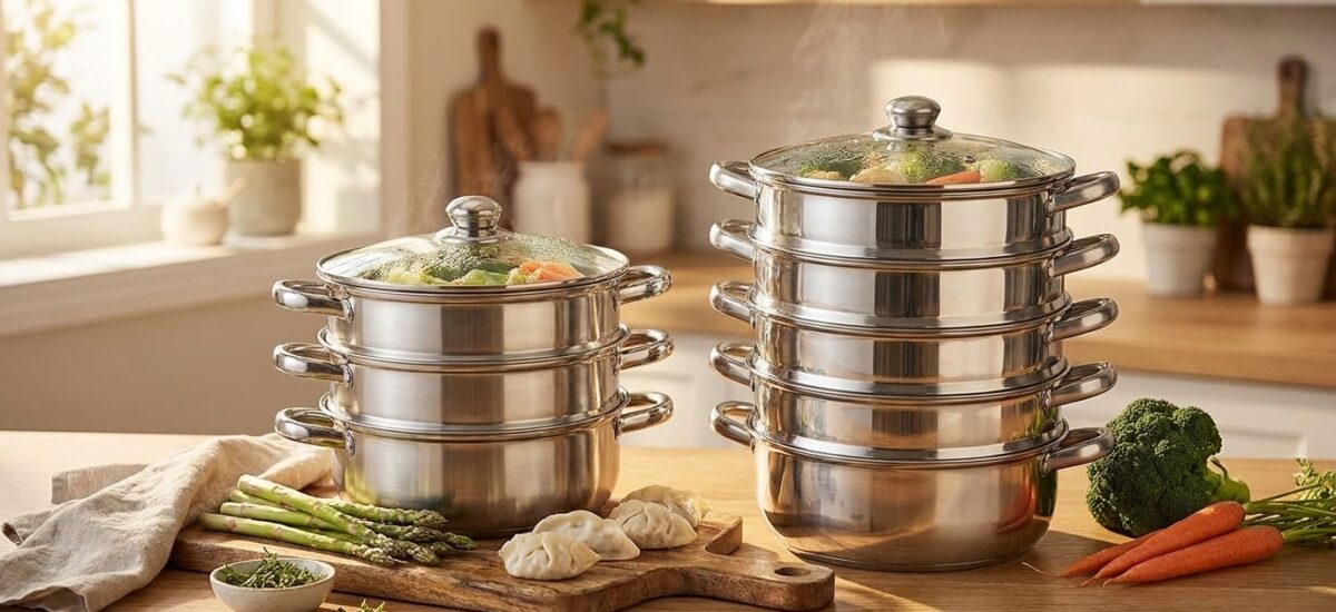 GOLDEN KEY 7.4 QT Steamer for Cooking… Review: Pros & Cons