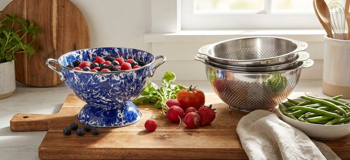Golden Rabbit Enamelware Medium Colander… Review: Pros & Cons