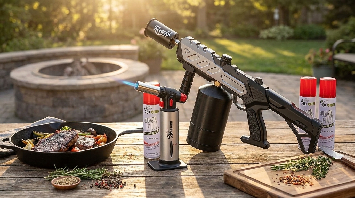KOACKL 25.8″ CSA Propane Torch Gun 2462°F Adjustab… Review: Pros & Cons