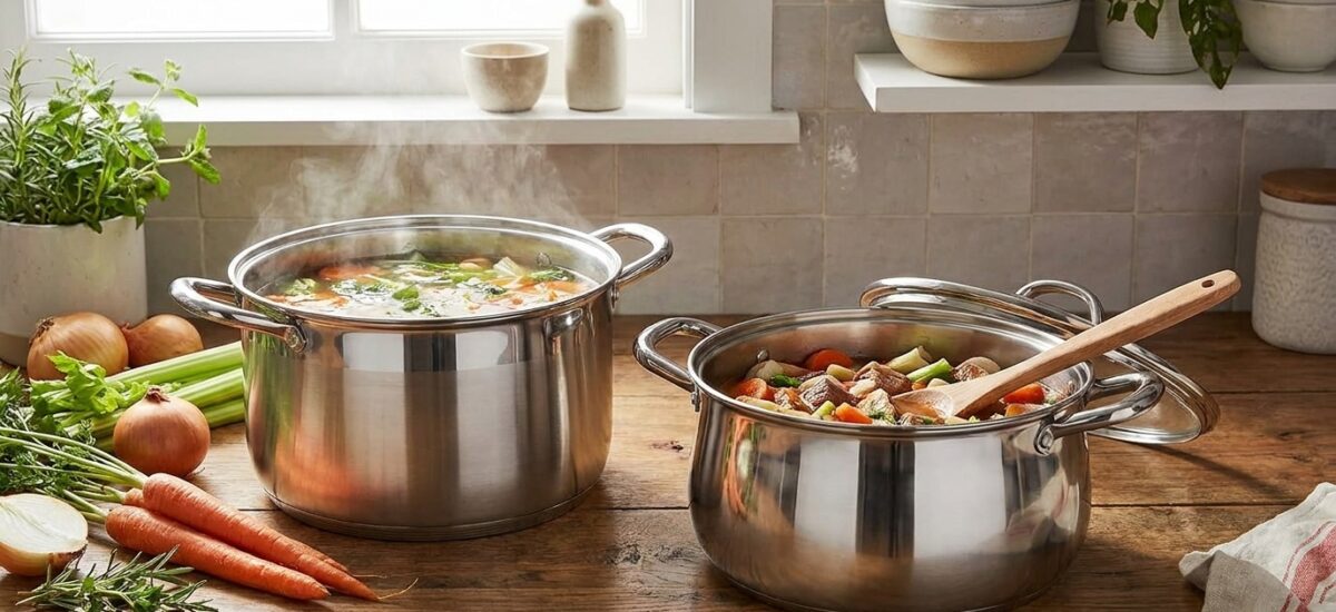 Kirecoo 8 Quart Stainless Steel Induction Stock Po… Review: Pros & Cons