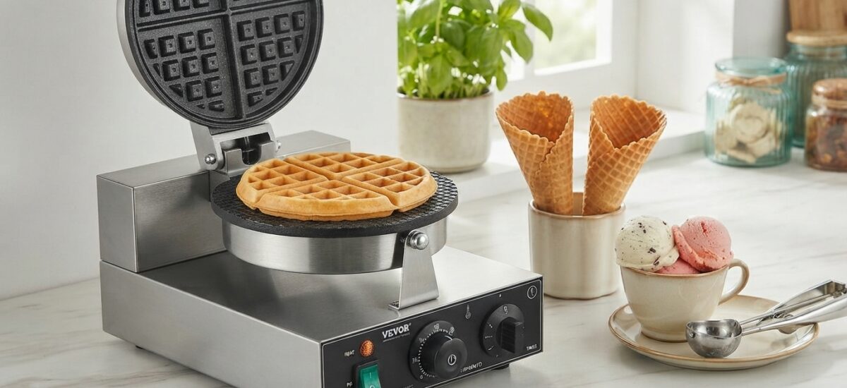 VEVOR Commercial Waffle Maker 1 Pc Cone… Review: Pros & Cons