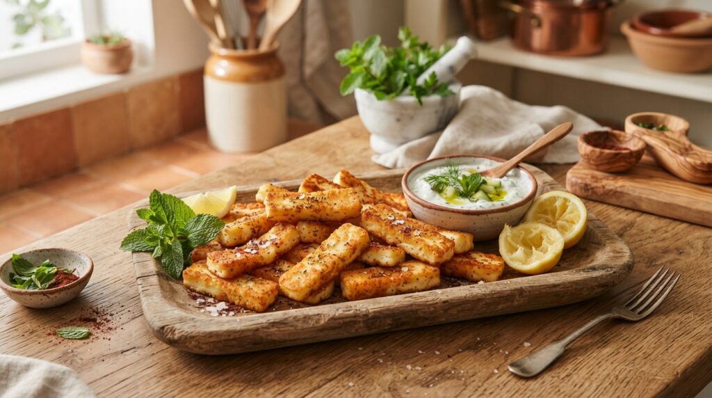 Crispy Air Fryer Halloumi (Golden & Easy) – FoodJot