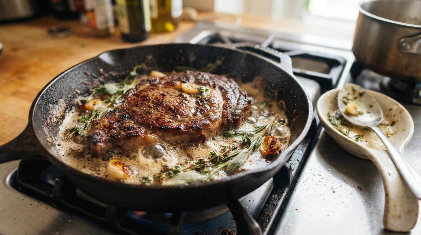 Garlic Herb Butter Basting