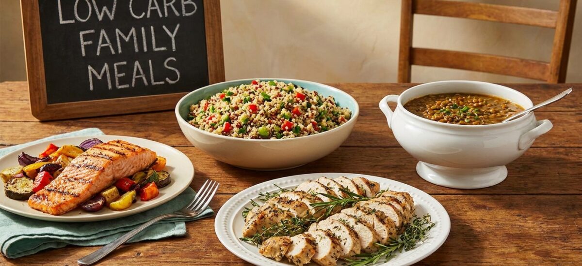 Diabetic-Friendly Dinners — 20 Meals Under 30g Carbs the Whole Family Will Actually Eat