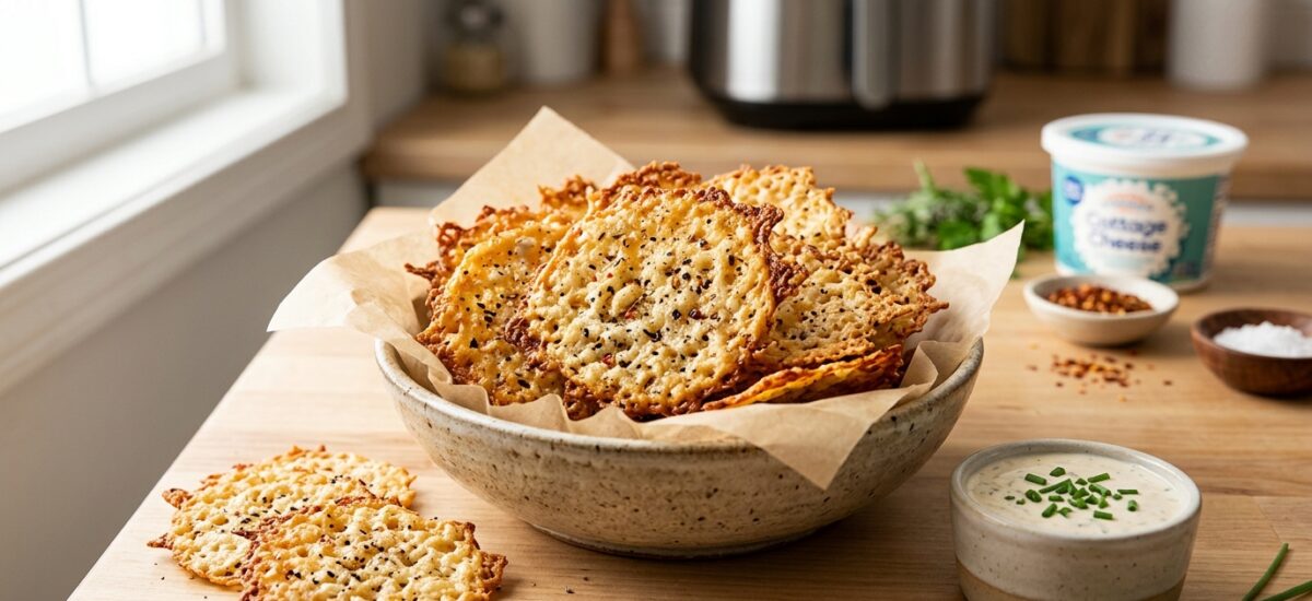 Crispy Air Fryer Cottage Cheese Chips: Your New Favorite High-Protein Snack