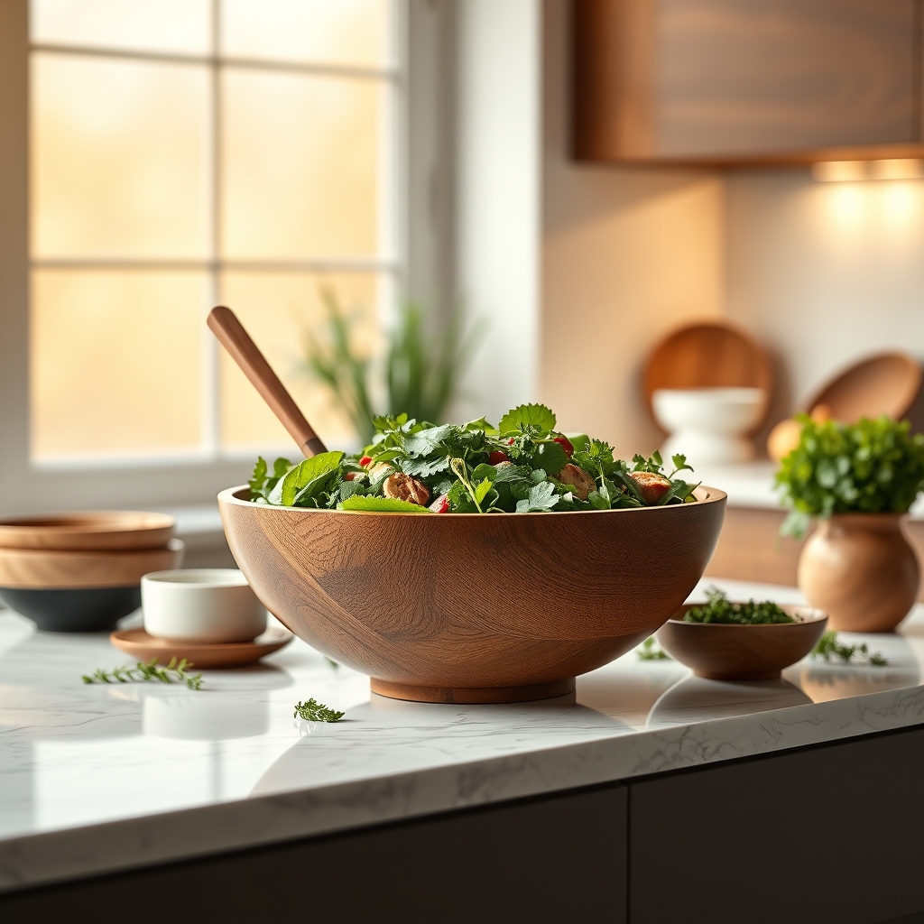 Lipper International Large Salad Bowl with Servers… Review: Pros & Cons