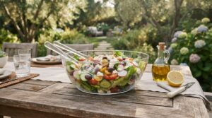 Prodyne Acrylic 17-Inch Salad Bowl with Servers… Review: Pros & Cons