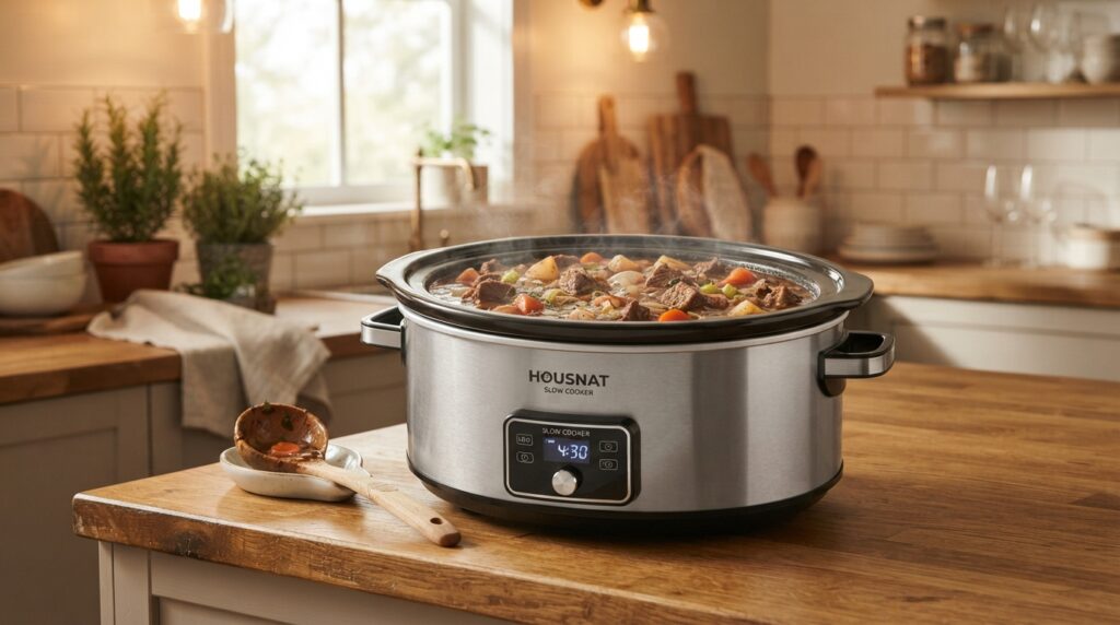 HOUSNAT Slow Cooker 6 Quart Review: Honest Verdict for Home Cooks
