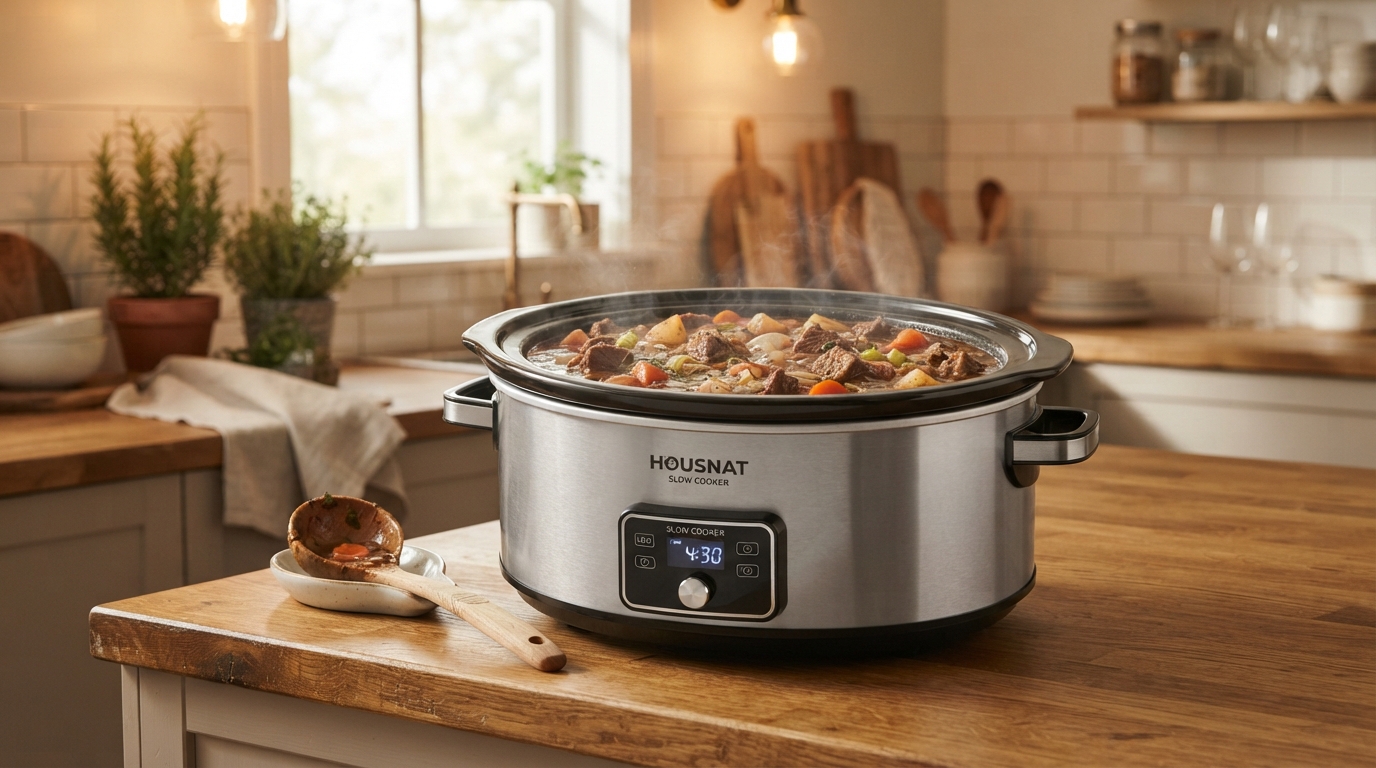 HOUSNAT Slow Cooker 6 Quart Review: Honest Verdict for Home Cooks