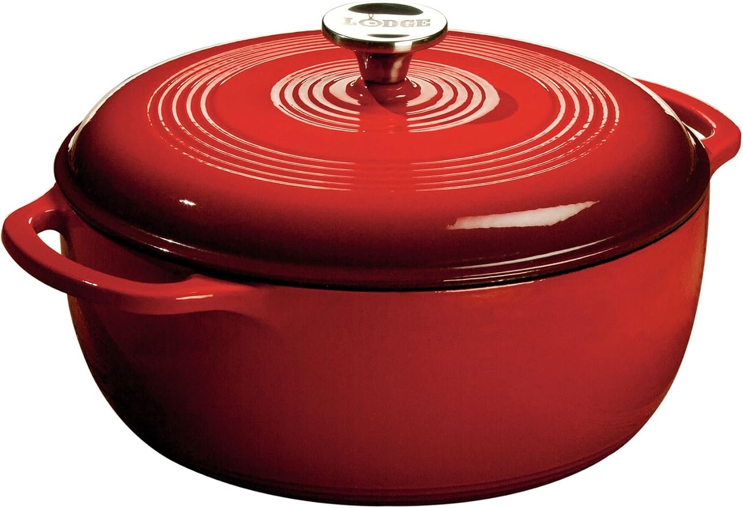 Lodge 6 Quart Enameled Cast Iron Dutch Oven