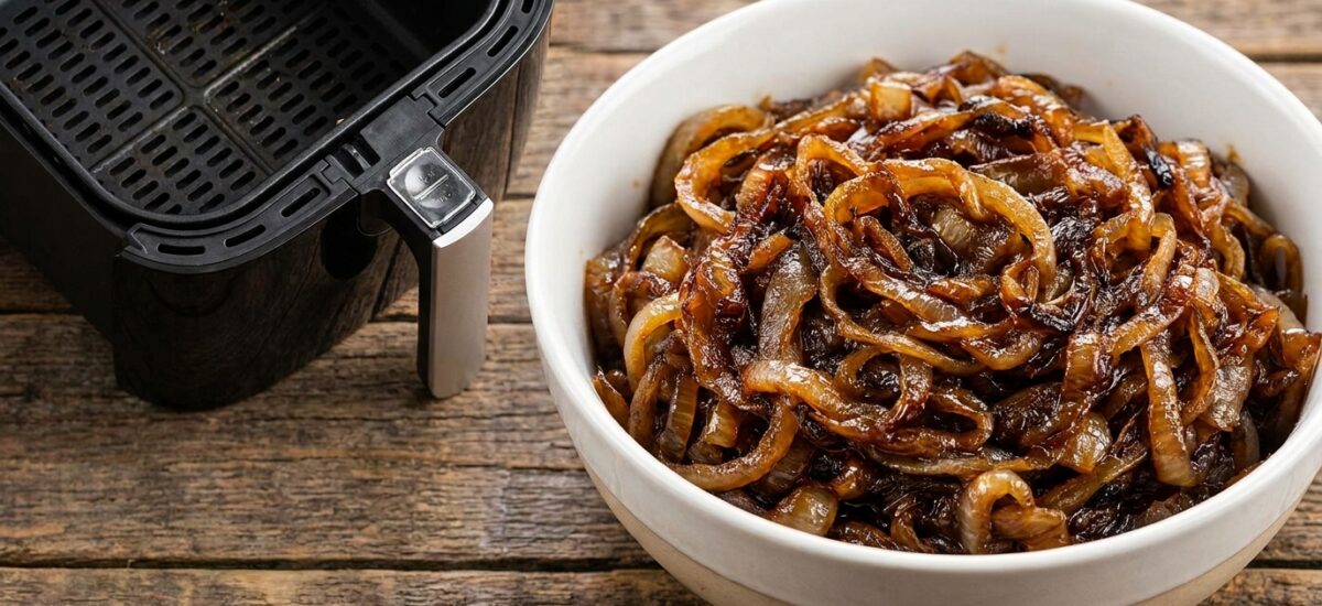 Air Fryer Caramelized Onions in 12 Minutes — The Technique That Changes Everything