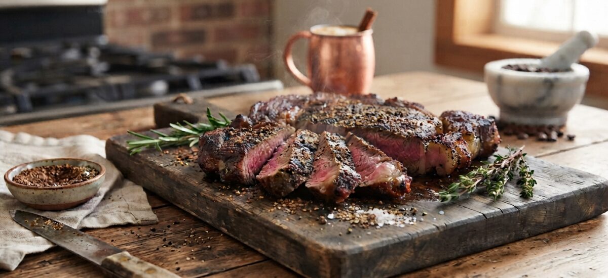 Cold Brew Coffee Dry Rub Steak — The Antioxidant Crust Nobody Thought to Make