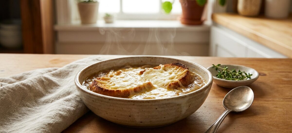 AIP French Onion Soup — The Version Without Wine, Flour, or Nightshades That Actually Tastes Like the Original