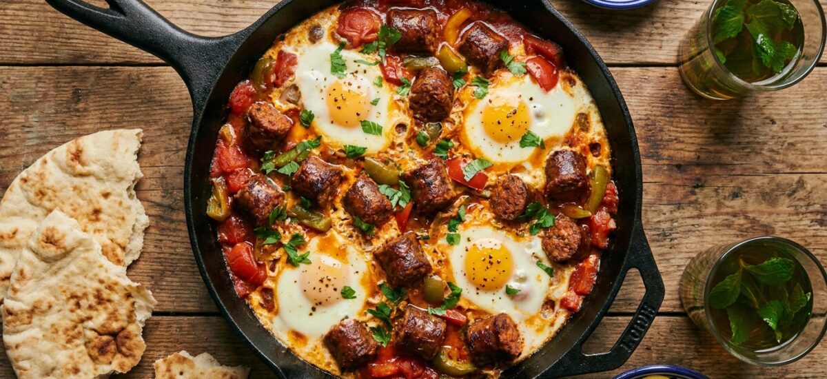 Merguez Shakshuka: When Spicy Lamb Sausage Takes Over North Africa’s Most Famous Breakfast