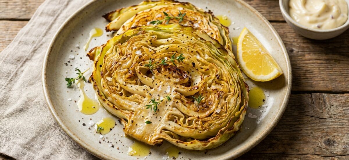 Roasted Cabbage Steaks: The 4-Ingredient Dinner Quietly Replacing Cauliflower