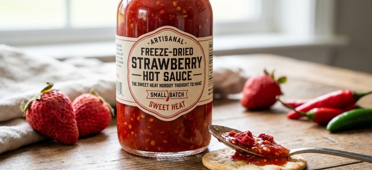 Freeze-Dried Strawberry Hot Sauce — The Sweet Heat Nobody Thought to Make