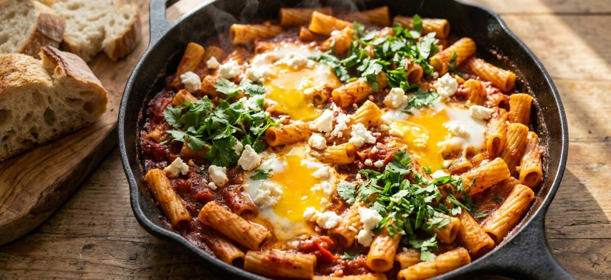 30-Minute Shakshuka Pasta — The Breakfast Dish That Became the Best Weeknight Dinner
