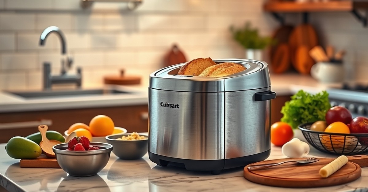Cuisinart CBK-110P1 Compact Automatic Bread Maker — ideal for any modern kitchen