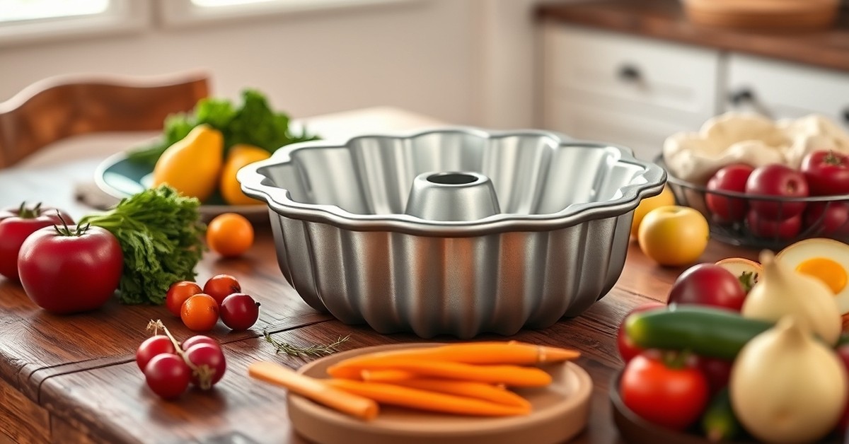 Nordic Ware Platinum Collection Anniversary Bundt Pan — perfect for family meals