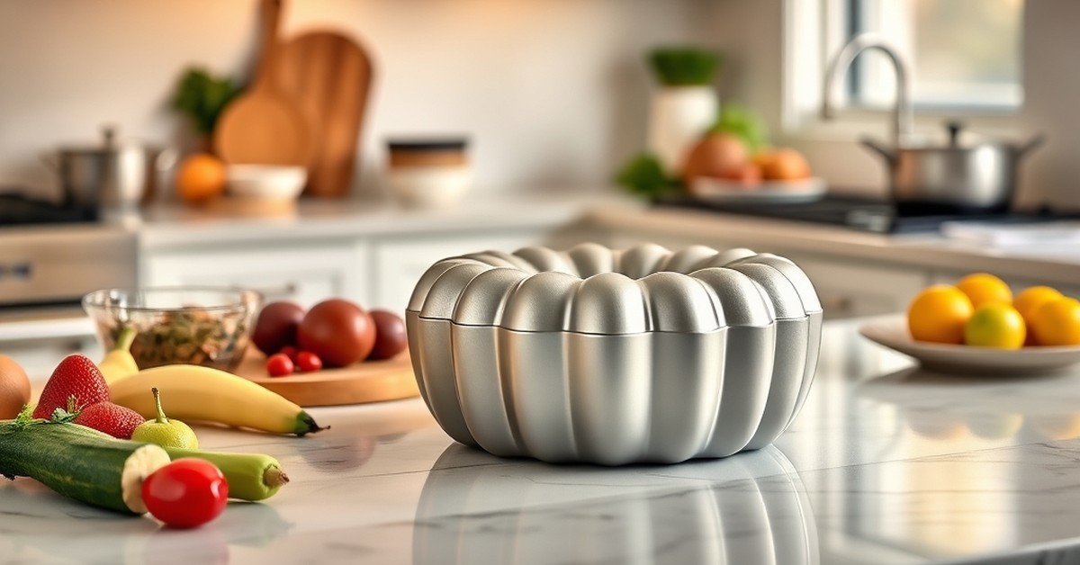 Nordic Ware Platinum Collection Anniversary Bundt Pan — ideal for any modern kitchen