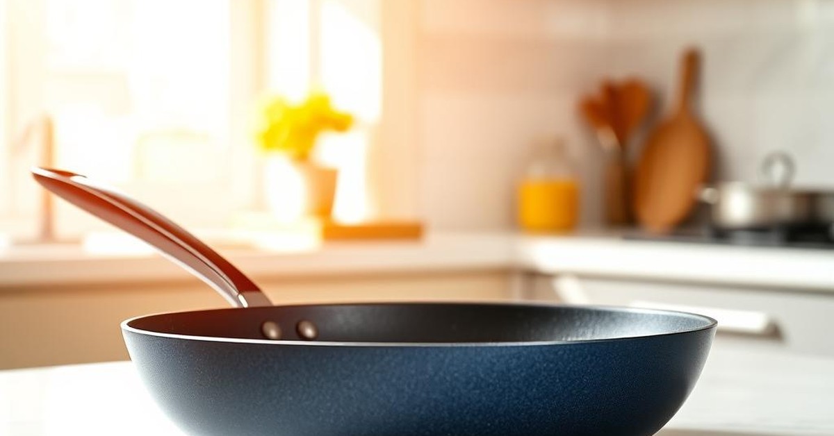 Made In Blue Carbon Steel Frying Pan 10-inch in action — our testing setup