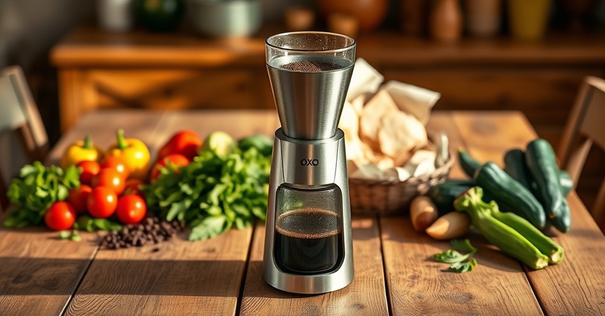 OXO Brew Conical Burr Coffee Grinder — perfect for family meals