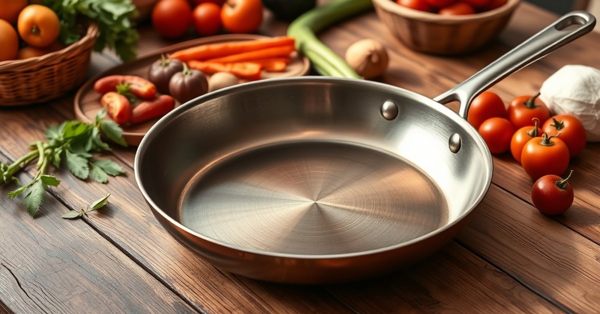 BRA Premiere Copper-Exterior Nonstick Fry Pan 11-inch — perfect for family meals