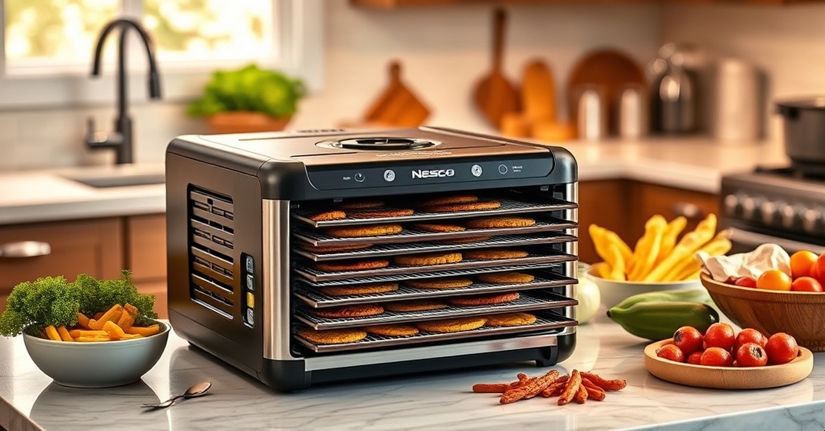 Nesco Snackmaster Pro Food Dehydrator FD-75A — ideal for any modern kitchen