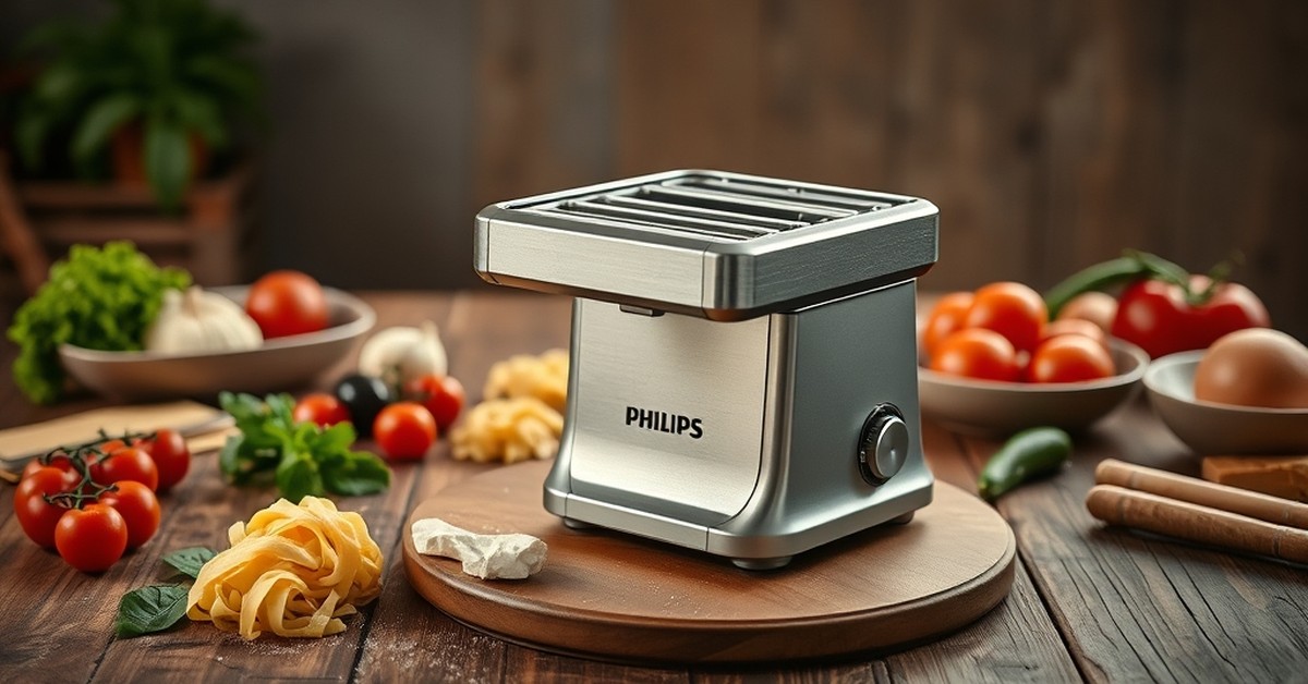 Philips Compact Pasta Maker — perfect for family meals