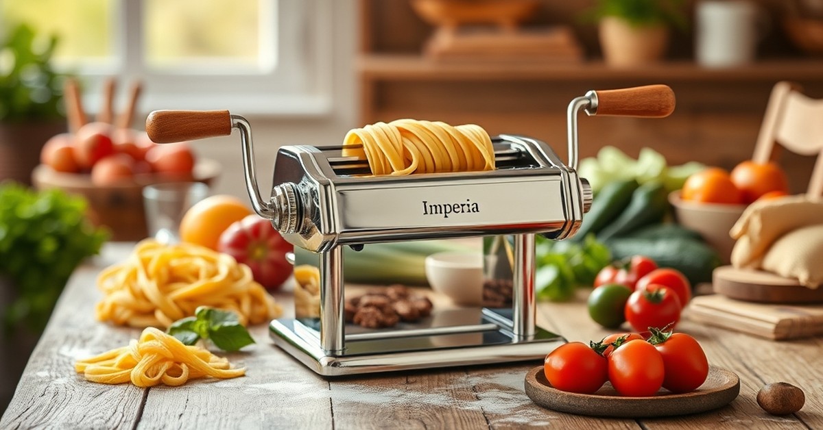 Imperia Pasta Machine Made in Italy — perfect for family meals