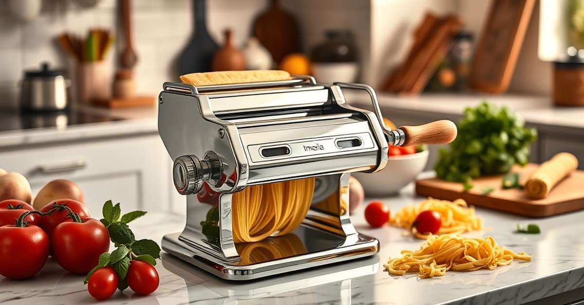 Imperia Pasta Machine Made in Italy — ideal for any modern kitchen