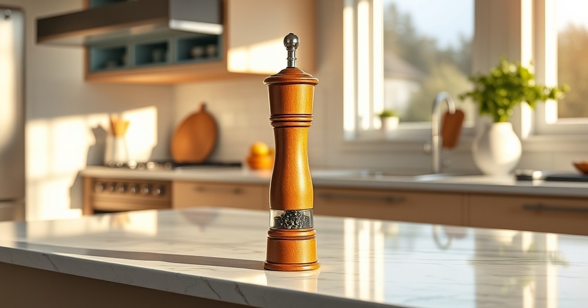 Peugeot Paris u-Select Pepper Mill 9-inch in action — our testing setup