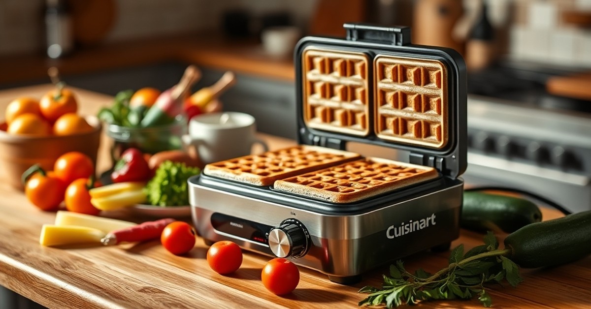 Cuisinart WAF-F20 Double Belgian Waffle Maker — perfect for family meals