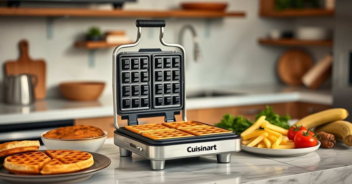 Cuisinart WAF-F20P1 Double Belgian Waffle Maker — ideal for any modern kitchen