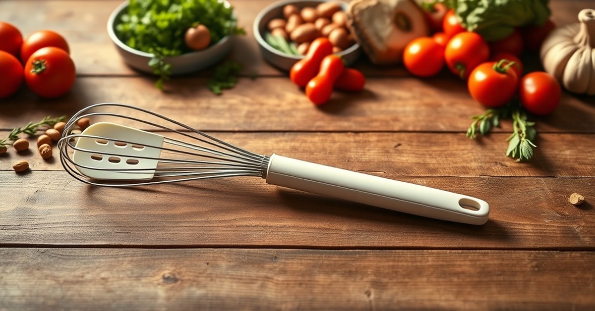 Kuhn Rikon 2-in-1 Silicone Whisk and Spatula — perfect for family meals