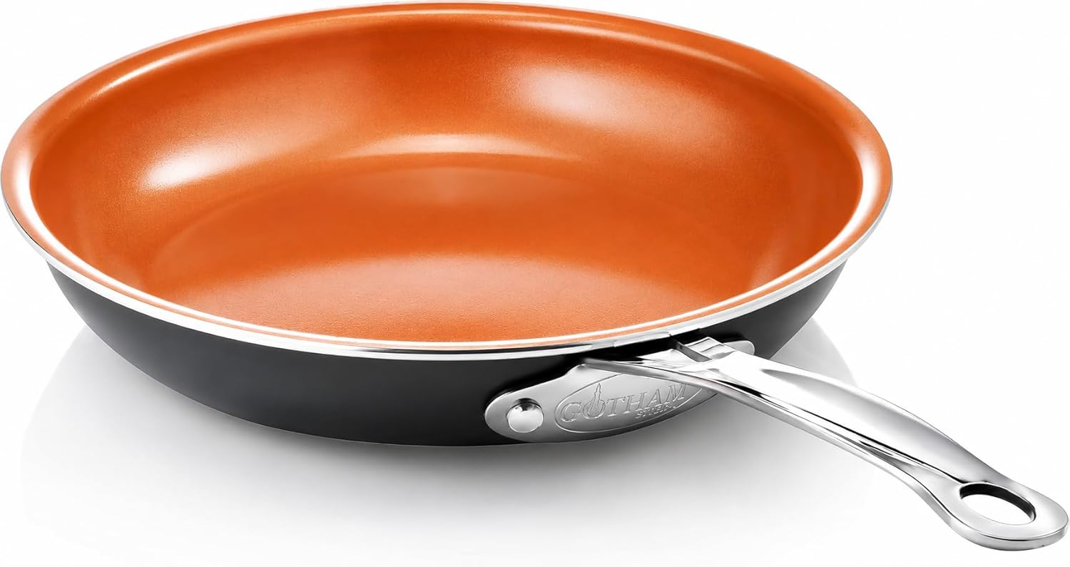 BRA Premiere Copper-Exterior Nonstick Fry Pan 11-inch